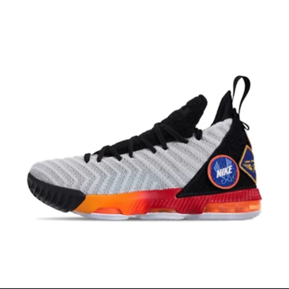 Nike LeBron 16 GS space travel multicolored sneakers- Size:Youth 6
